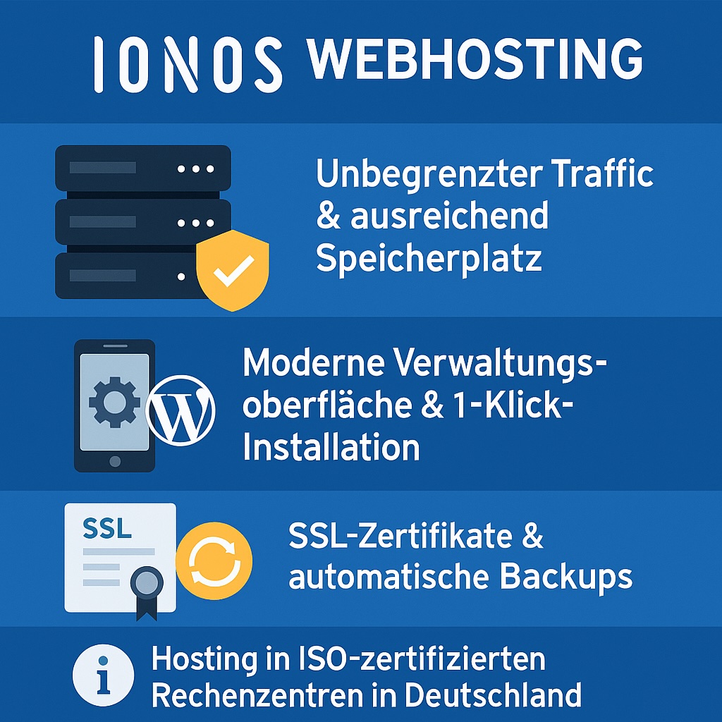 IONOS Webhosting Vorteile IONOS Webhosting Vorteile