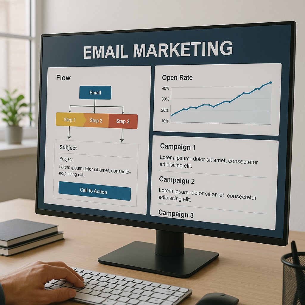 Dashboard moderner Email Marketing Tools Dashboard moderner Email Marketing Tools